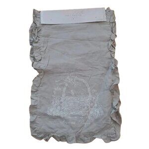 New Envogue 16x80 Easter 100% Linen / Cotton back Table runner French Basket